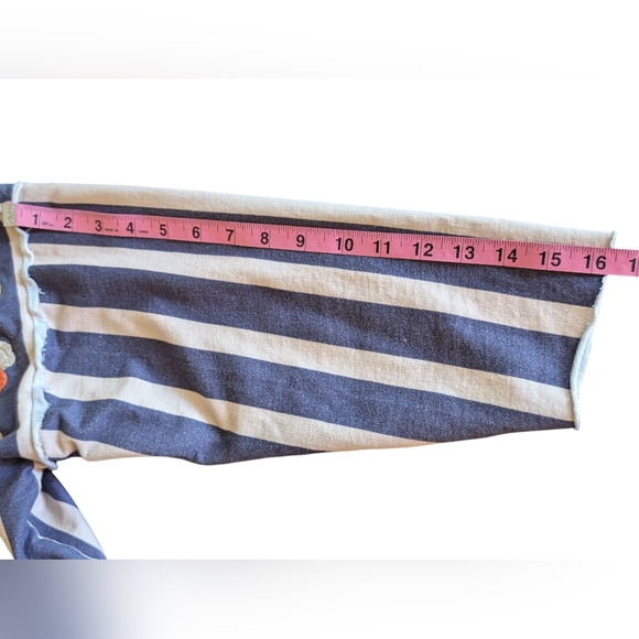 Anthropologie Aratta Silent Journey Crafted Embroidered Oversized Jacket Stripes - Picture 10 of 16